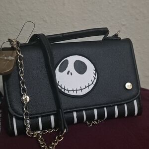 Disney Black and White Skull Crossbody Bag